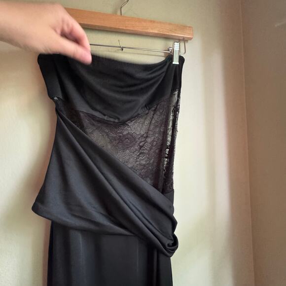 Peppermayo Black Strapless Maxi Dress - Picture 3 of 9